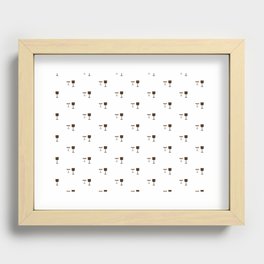 GLASS PATTERN Recessed Framed Print