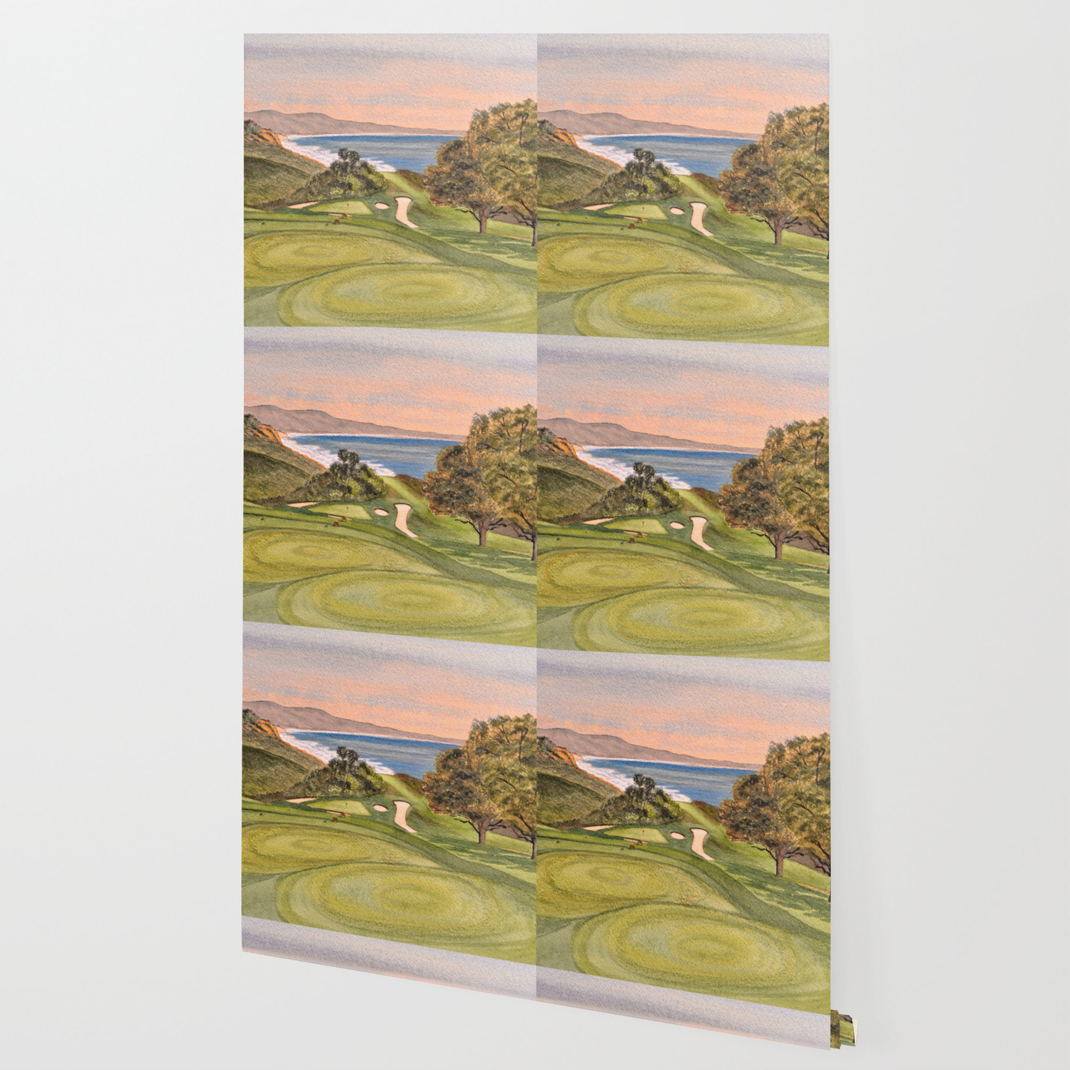 Torrey Pines South Golf Course Hole 6 Wallpaper By Billholkham Society6 Feel free to send us your own wallpaper and we will consider adding it to appropriate. torrey pines south golf course hole 6 wallpaper