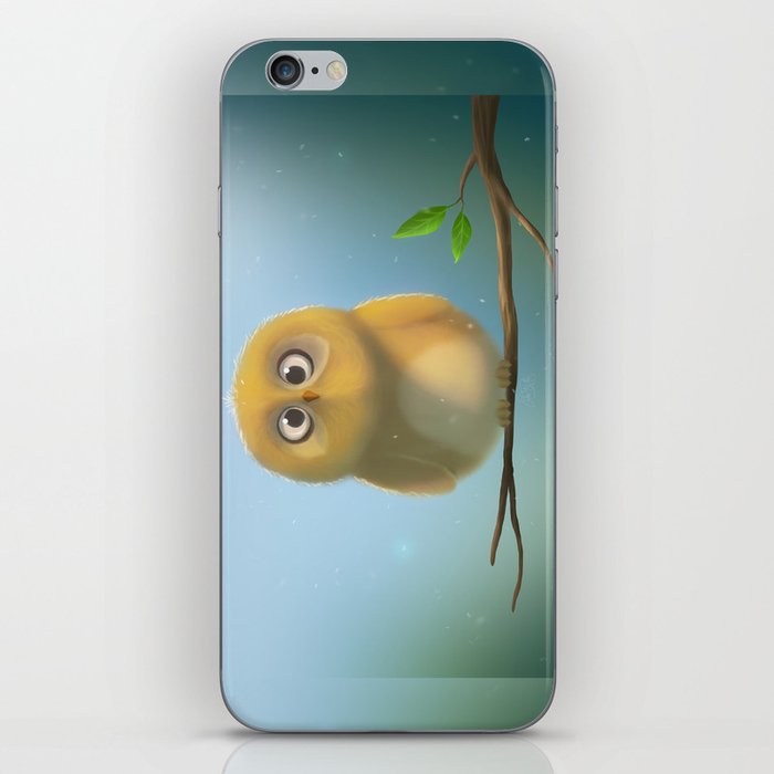 Little owl is looking at you :D iPhone Skin