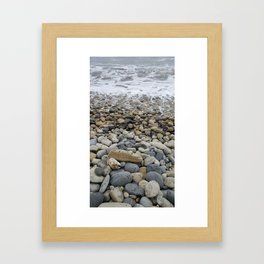 Ocean Weathered Stones II Framed Art Print