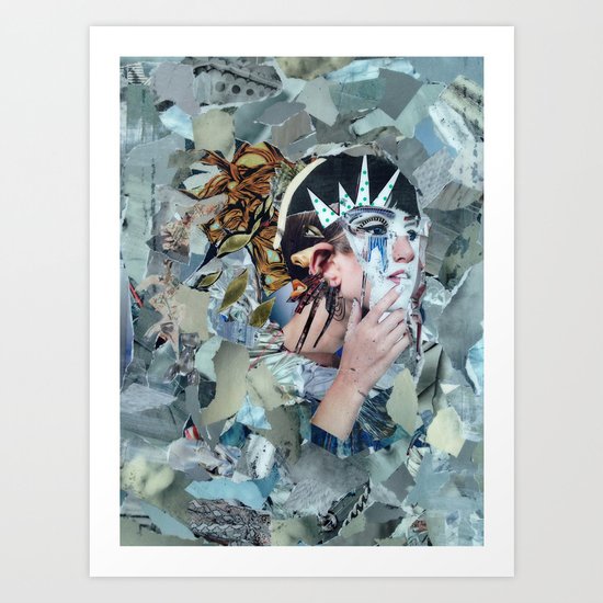 Lady Liberty Art Print