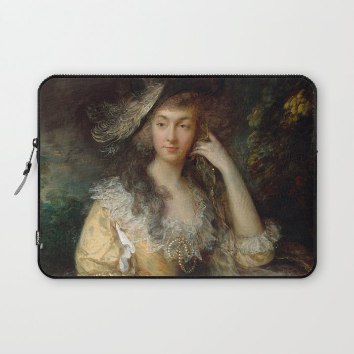 Frances Susanna, Lady de Dunstanville, 1786 by Thomas Gainsborough Laptop Sleeve