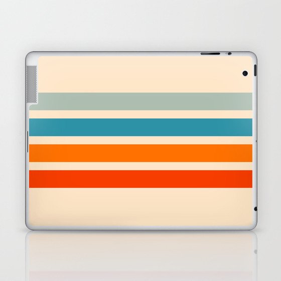Tadakatsu - Classic Retro Stripes Laptop & iPad Skin