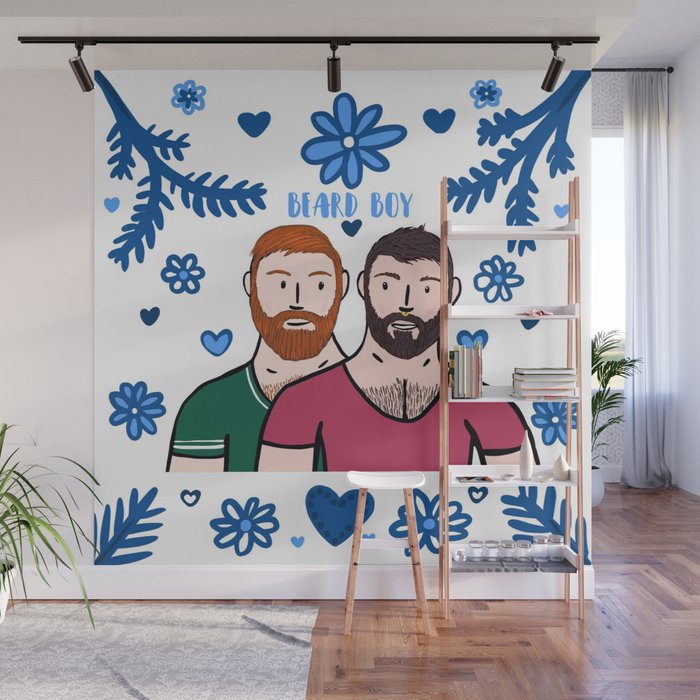 Beard Boy Of Men Karl Daan Wall Mural By Beardboy Society6 Beard Boy Of Men Karl Daan Wall Mural