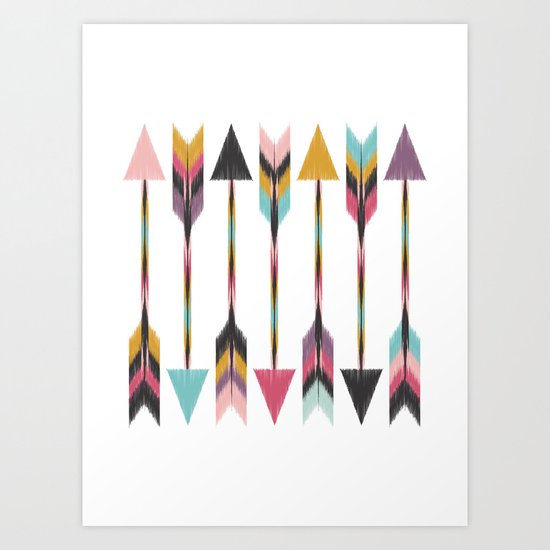 Bohemian Arrows Art Print
