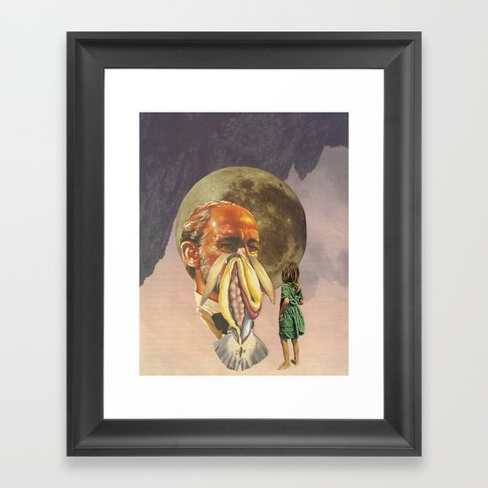 Mother earth is punishing me Framed Art Print