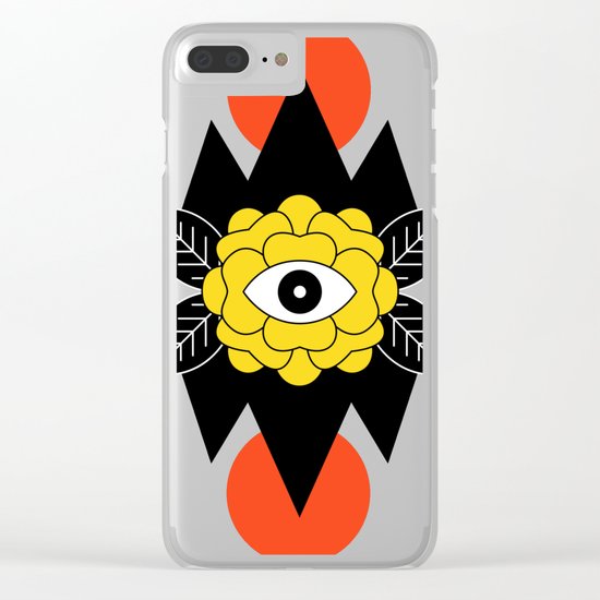 STAY CURIOUS Clear iPhone Case