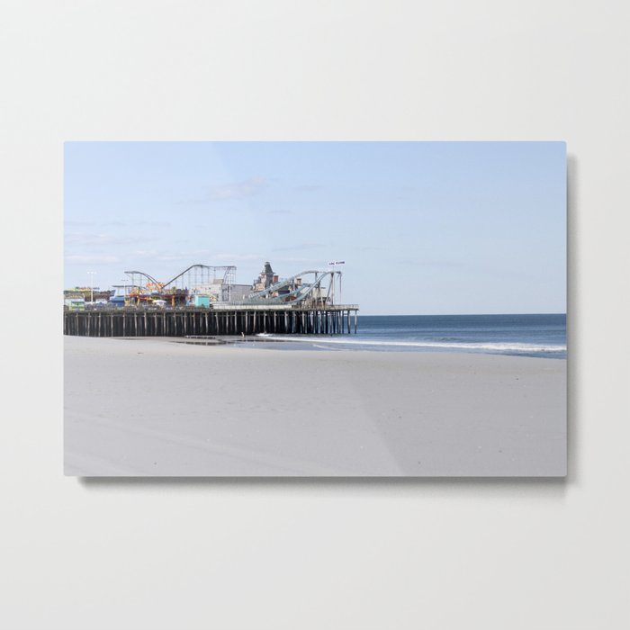 Seaside Pier Metal Print