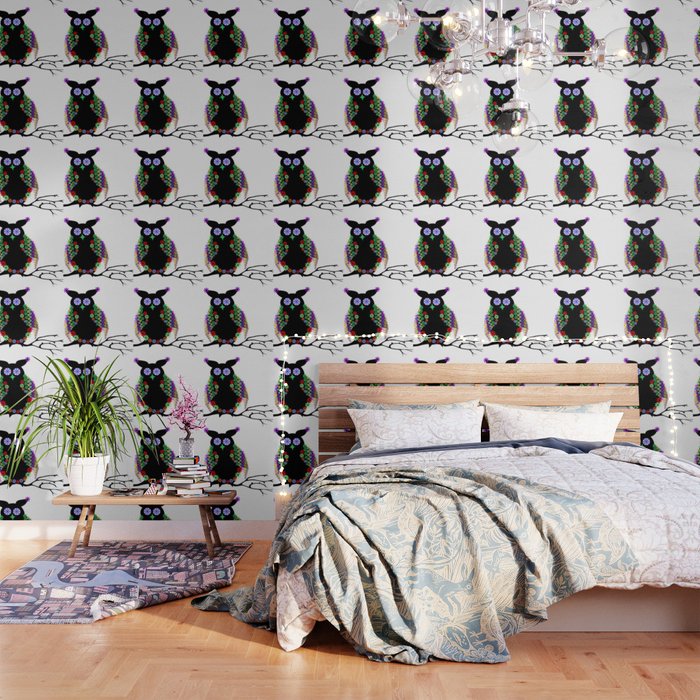 Owl Eagle Owl Bird Feather Wallpaper By Marieclay