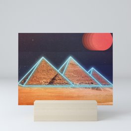Neon Giza Mini Art Print