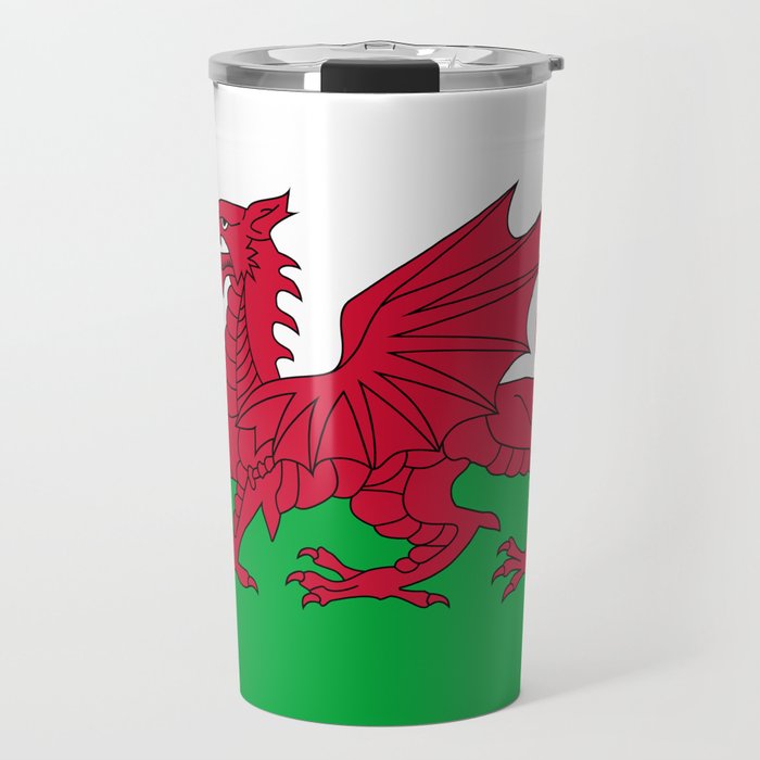 Welsh Flag of Wales Travel Mug