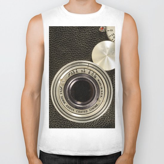 Vintage Argus camera Biker Tank