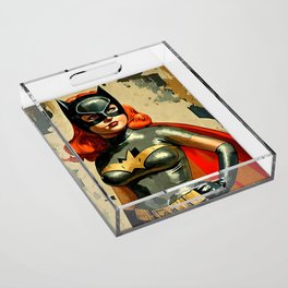 Superhero Mom Acrylic Tray