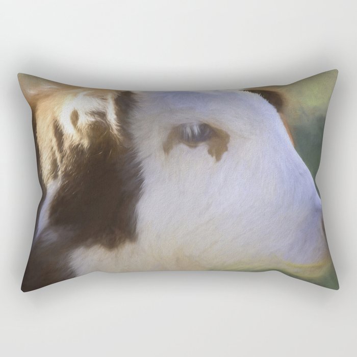 Cow portrait 2 Rectangular Pillow