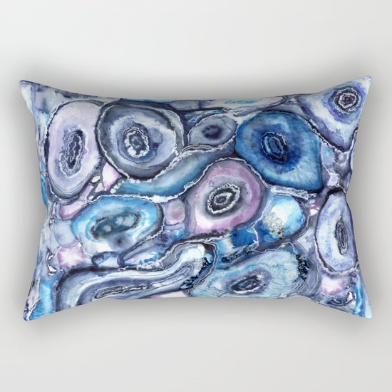 Agate Textures Rectangular Pillow