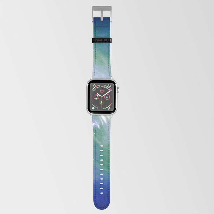 Crab Nebula Blue Green Apple Watch Band