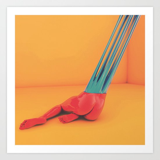 The Pull Art Print