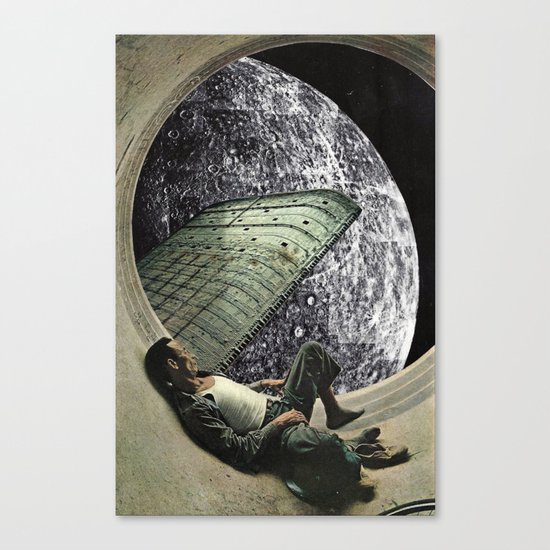 Moon Jock Canvas Print