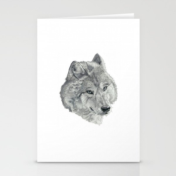 wolf Stationery Cards