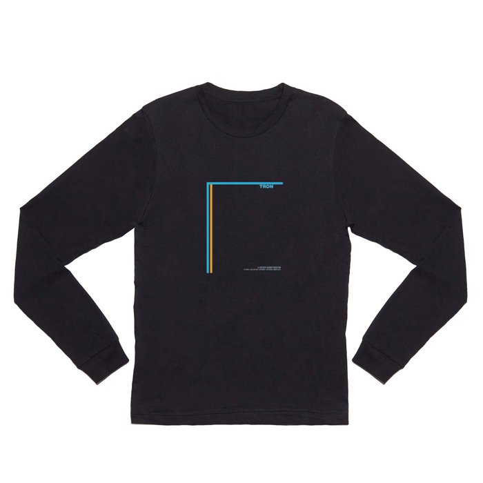 "Tron" Film Inspired Vintage Movie Poster Long Sleeve T Shirt