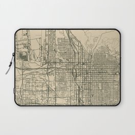 Vintage SALT LAKE CITY USA Map Laptop Sleeve