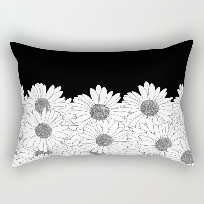 Daisy Boarder Rectangular Pillow