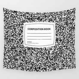 Composition Book Wall Tapestry