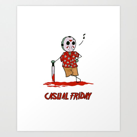 Casual Friday Art Print