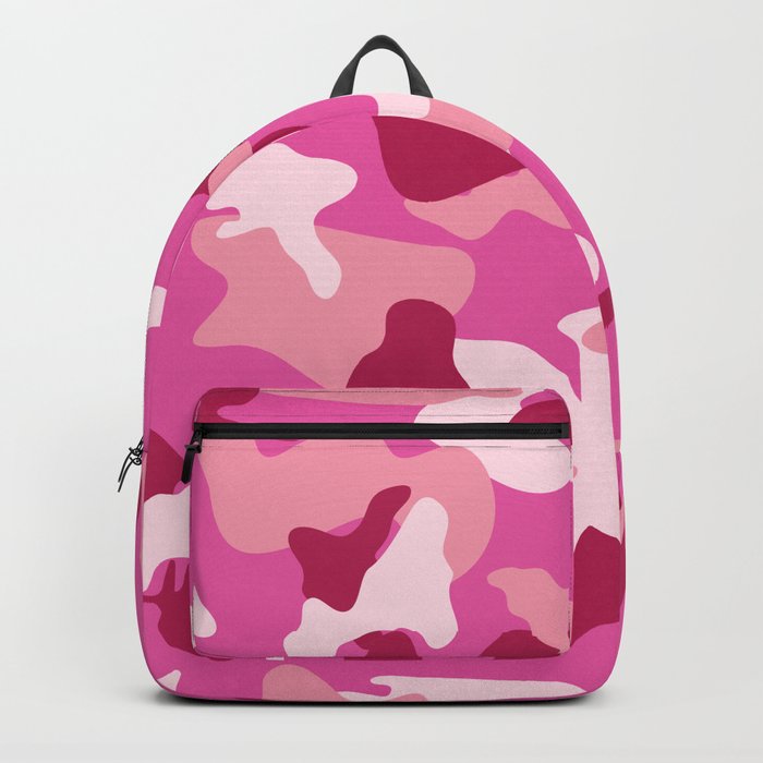 Pink 2025 camouflage backpack