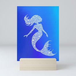 Bubble Mermaid 3 Mini Art Print