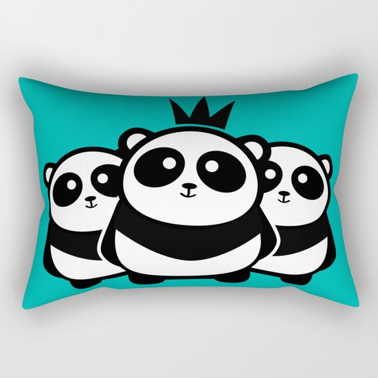 Panda Gang Rectangular Pillow