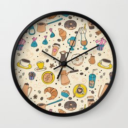 Spicy coffee Wall Clock