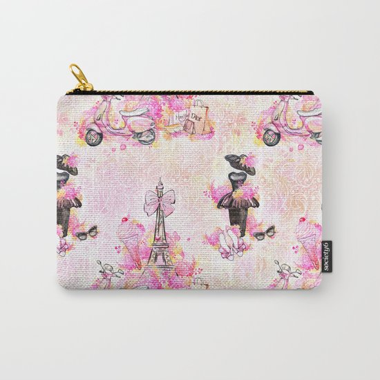 Fashion and Paris #1 Carry-All Pouch