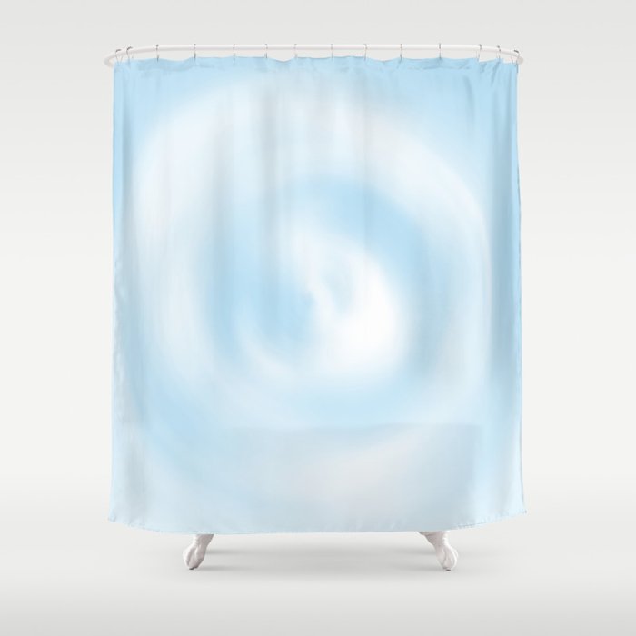 Soft Blue Shower Curtain