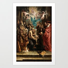 Disputation of the Holy Sacrament by Peter Paul Rubens Art Print
