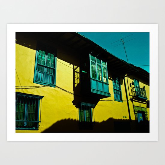 THE BALCONY IN CANDELARIA Art Print