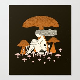 Mushroom Meditation Canvas Print