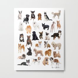 all the dogs Metal Print