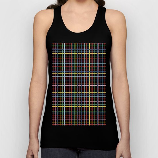 Rainbow Weave Unisex Tank Top