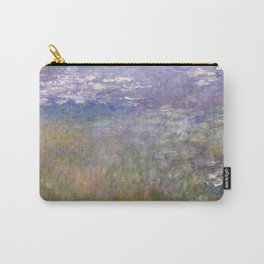 Water Lilies Painting by Claude Monet Carry-All Pouch