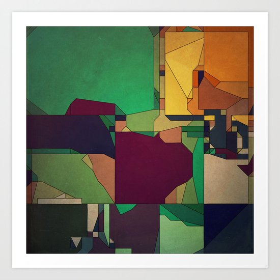 Patchwork of Color Art Print