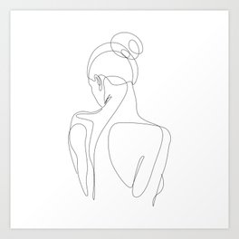 Line Drawing Art Prints For Any Decor Style Society6