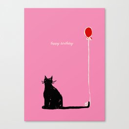 Balloon Cat Canvas Print