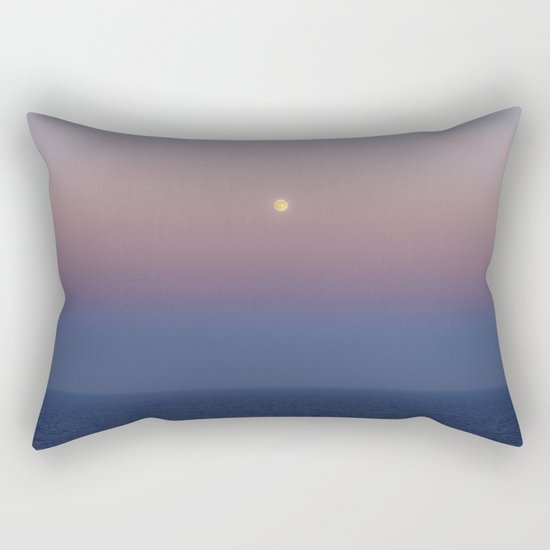 High sea full Moon Rectangular Pillow