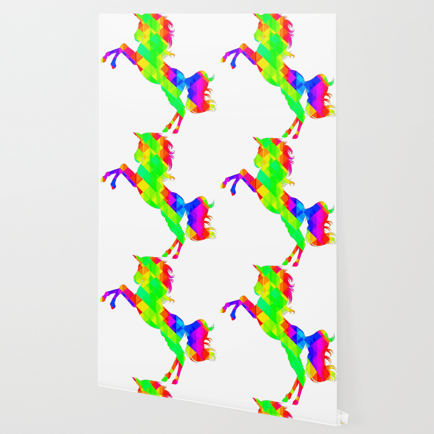Rainbow Spiral Star Unicorn Design Poop Emoji Wallpaper By Green Cow Society6