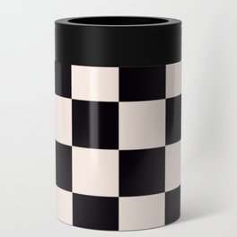 Black and white chess board pattern  Can Cooler