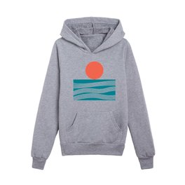 Abstract Landscape 16A Kids Pullover Hoodies