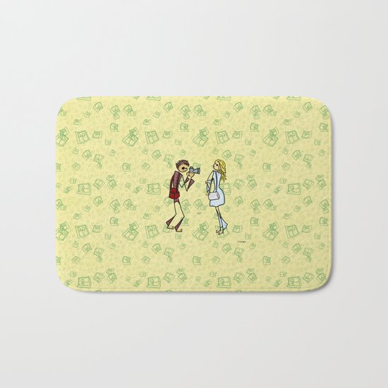 Fashion girl Bath Mat