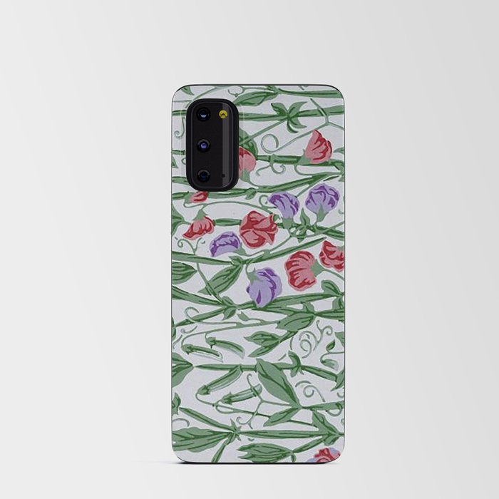 William Morris Sweet Pea pattern,Art Nouveau,Botanical,Nature,Arts And Crafts,Vintage,Decorative, Android Card Case