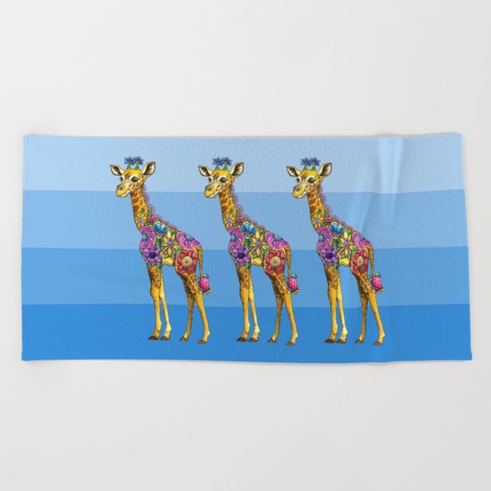 Triplets Beach Towel